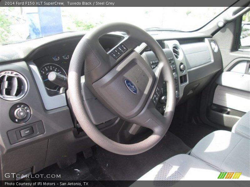 Tuxedo Black / Steel Grey 2014 Ford F150 XLT SuperCrew