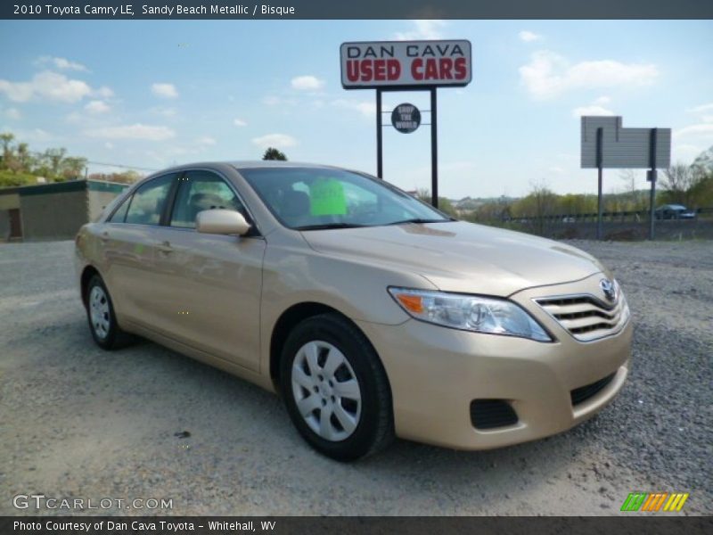 Sandy Beach Metallic / Bisque 2010 Toyota Camry LE
