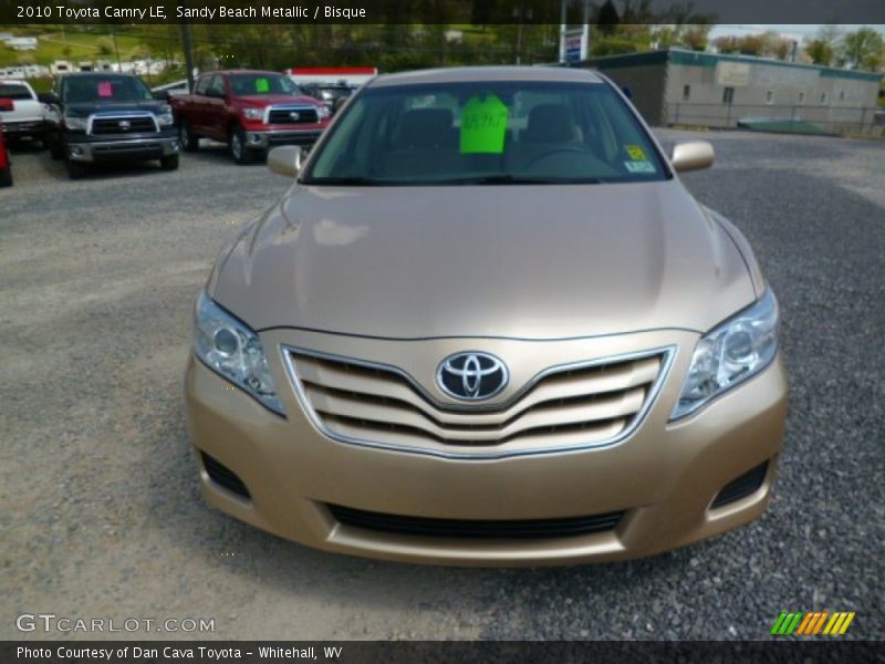 Sandy Beach Metallic / Bisque 2010 Toyota Camry LE