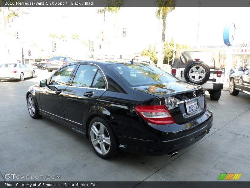 Black / Black 2010 Mercedes-Benz C 300 Sport