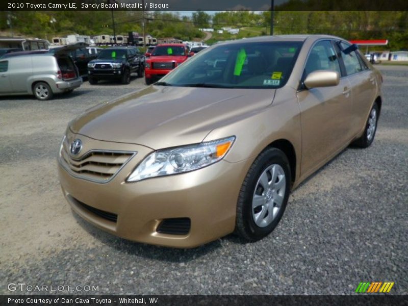 Sandy Beach Metallic / Bisque 2010 Toyota Camry LE