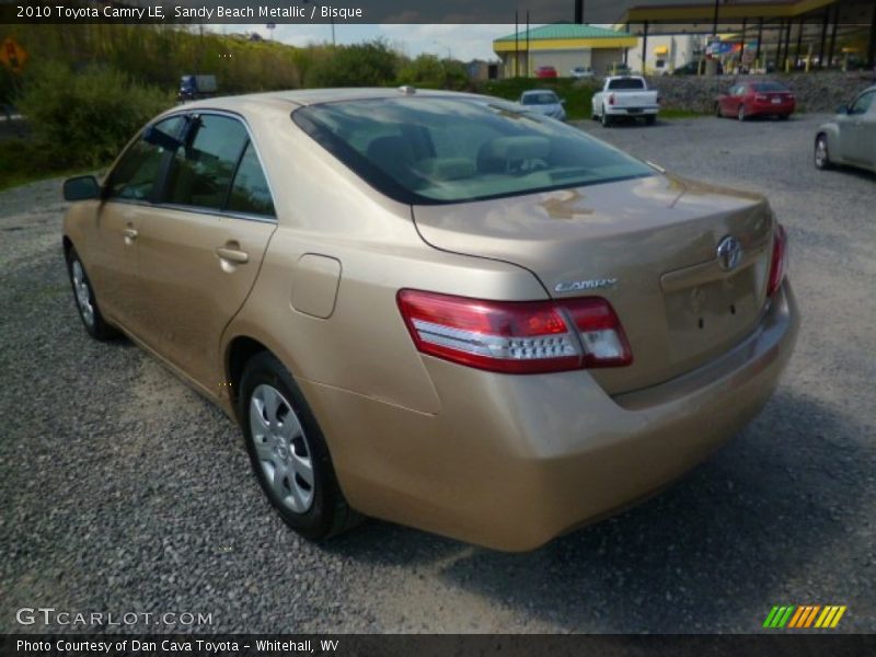 Sandy Beach Metallic / Bisque 2010 Toyota Camry LE