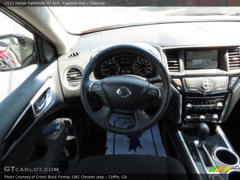 Cayenne Red / Charcoal 2013 Nissan Pathfinder SV 4x4