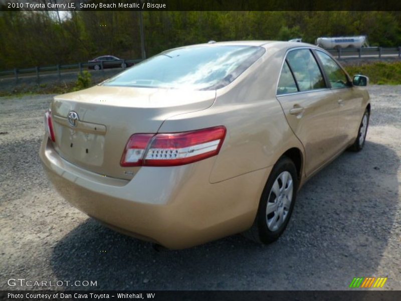 Sandy Beach Metallic / Bisque 2010 Toyota Camry LE
