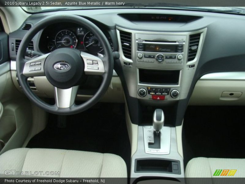 Azurite Blue Metallic / Warm Ivory 2010 Subaru Legacy 2.5i Sedan