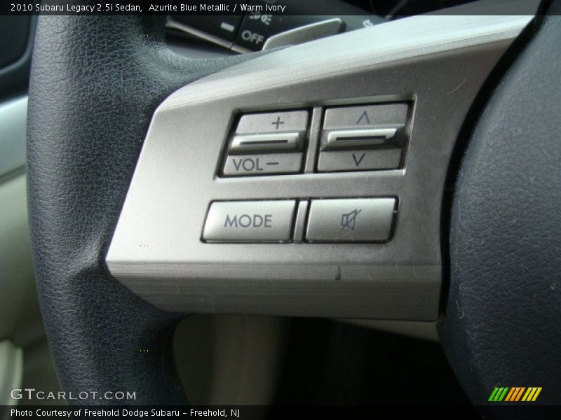 Azurite Blue Metallic / Warm Ivory 2010 Subaru Legacy 2.5i Sedan