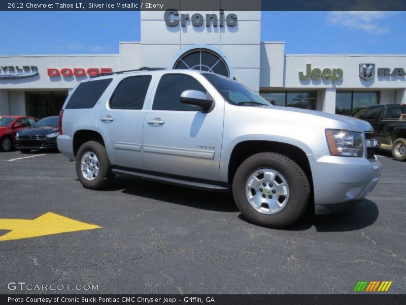 Silver Ice Metallic / Ebony 2012 Chevrolet Tahoe LT