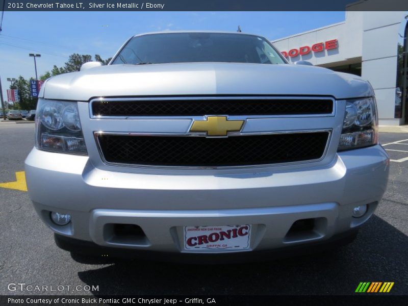 Silver Ice Metallic / Ebony 2012 Chevrolet Tahoe LT