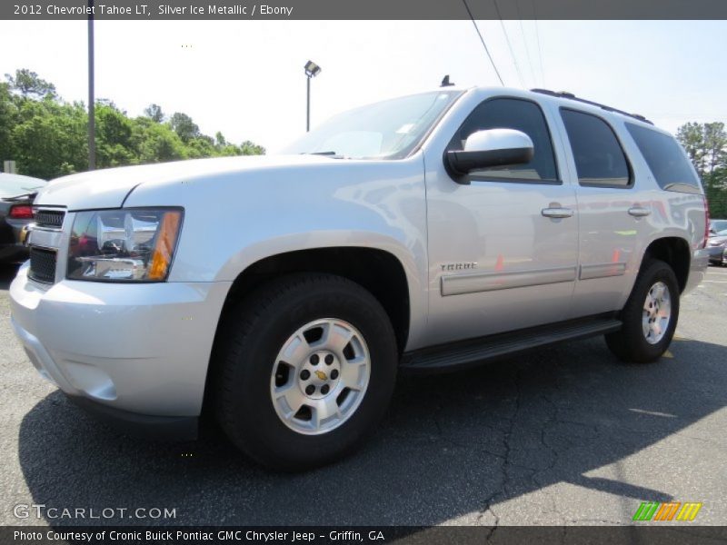 Silver Ice Metallic / Ebony 2012 Chevrolet Tahoe LT