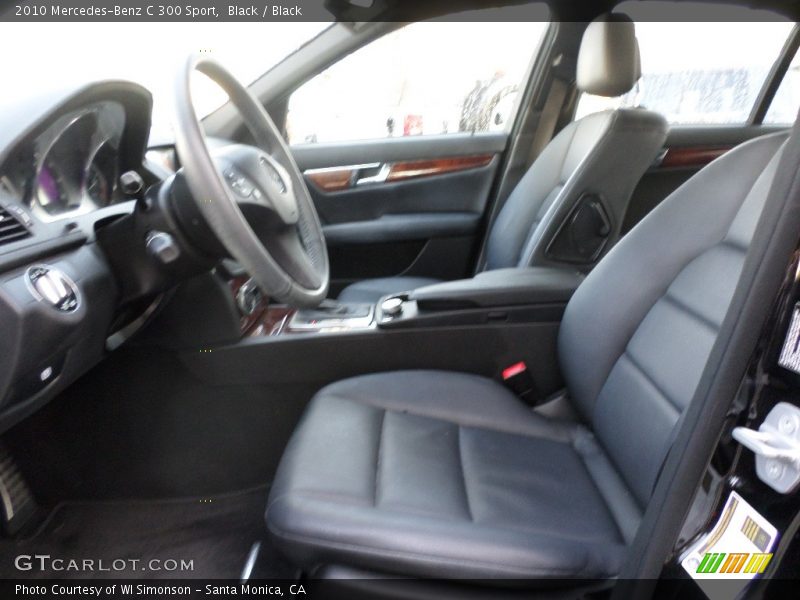 Black / Black 2010 Mercedes-Benz C 300 Sport