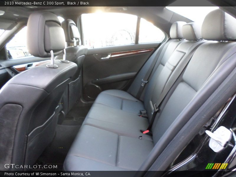 Black / Black 2010 Mercedes-Benz C 300 Sport