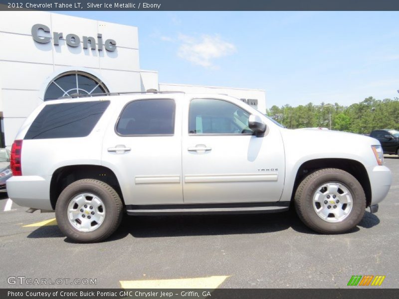 Silver Ice Metallic / Ebony 2012 Chevrolet Tahoe LT