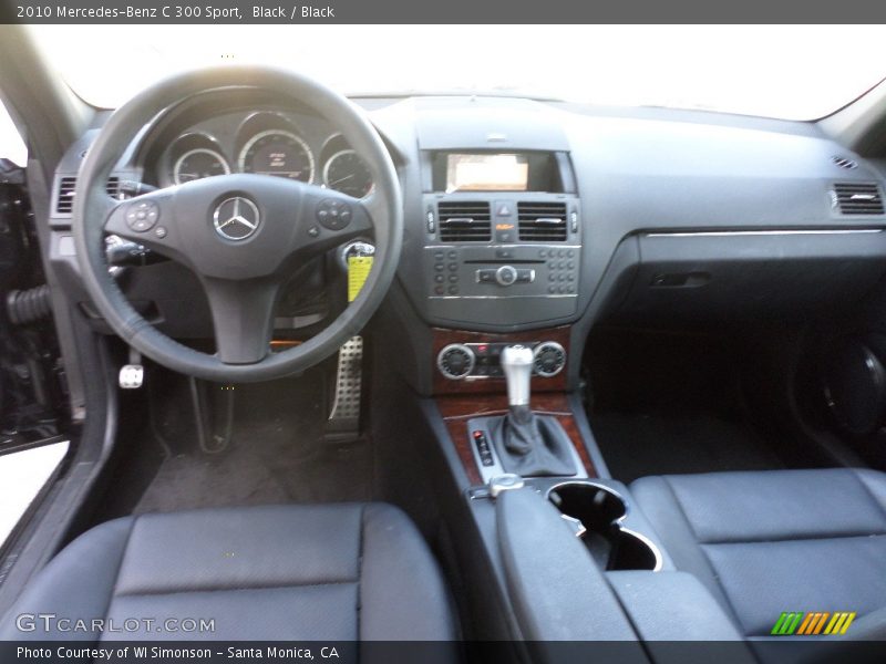 Black / Black 2010 Mercedes-Benz C 300 Sport