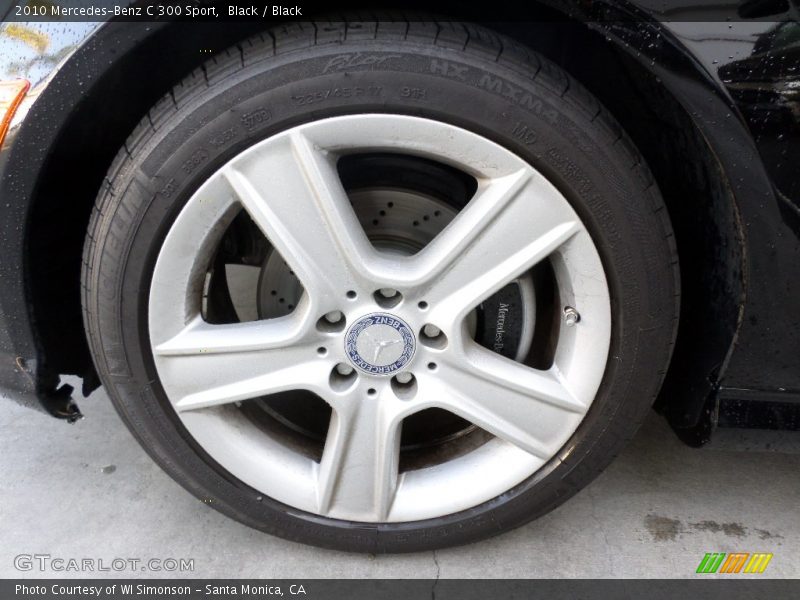 Black / Black 2010 Mercedes-Benz C 300 Sport