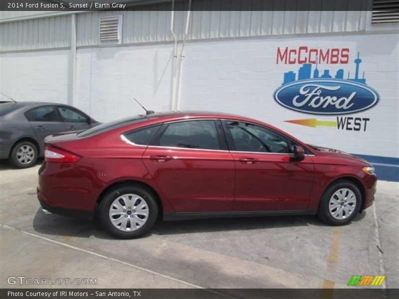 Sunset / Earth Gray 2014 Ford Fusion S