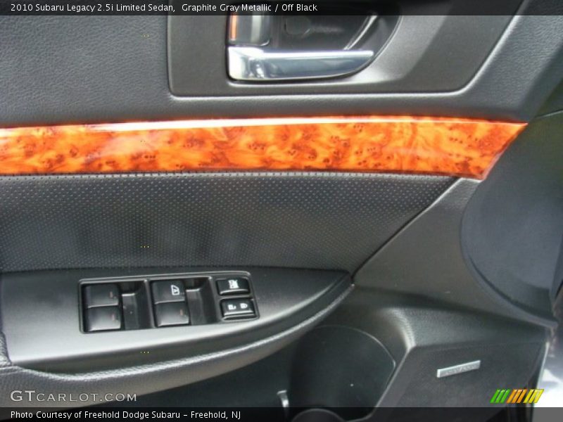 Graphite Gray Metallic / Off Black 2010 Subaru Legacy 2.5i Limited Sedan