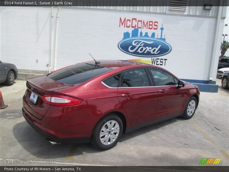 Sunset / Earth Gray 2014 Ford Fusion S