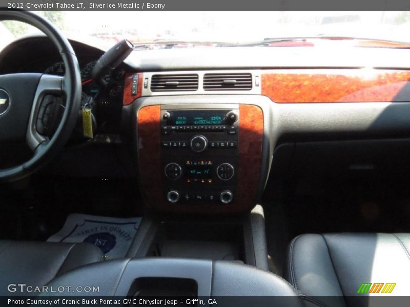 Silver Ice Metallic / Ebony 2012 Chevrolet Tahoe LT
