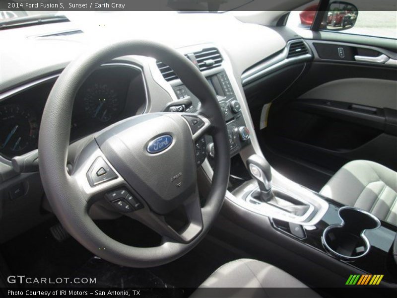 Sunset / Earth Gray 2014 Ford Fusion S