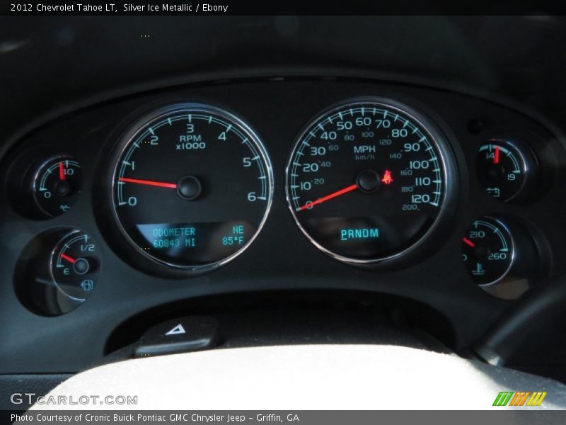 Silver Ice Metallic / Ebony 2012 Chevrolet Tahoe LT