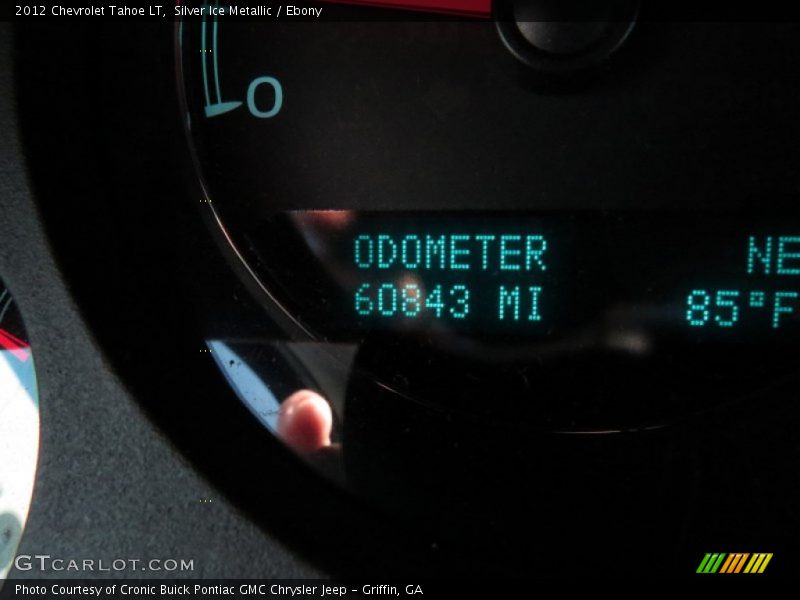 Silver Ice Metallic / Ebony 2012 Chevrolet Tahoe LT