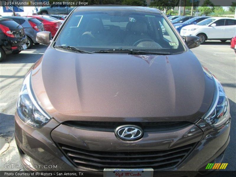 Kona Bronze / Beige 2014 Hyundai Tucson GLS