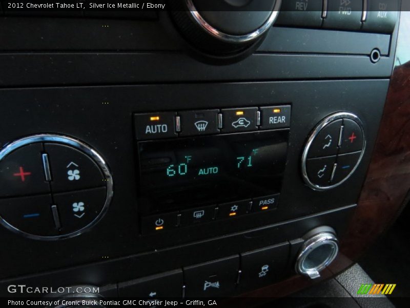 Silver Ice Metallic / Ebony 2012 Chevrolet Tahoe LT