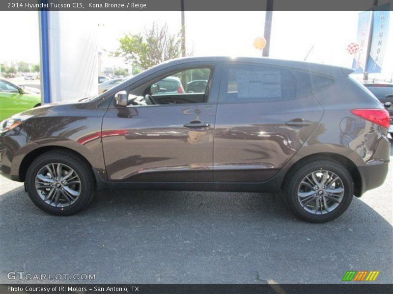 Kona Bronze / Beige 2014 Hyundai Tucson GLS