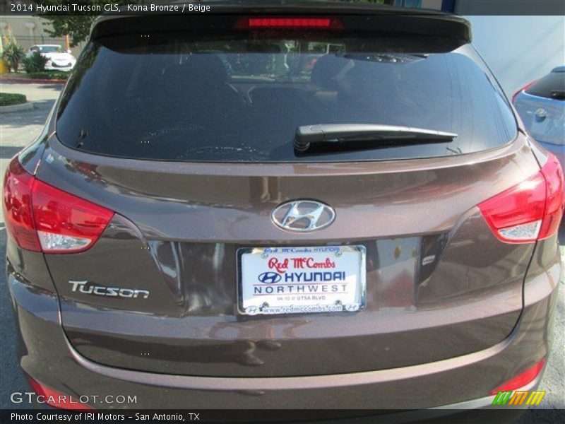 Kona Bronze / Beige 2014 Hyundai Tucson GLS