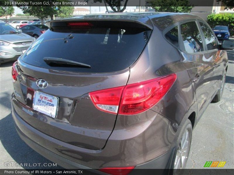 Kona Bronze / Beige 2014 Hyundai Tucson GLS