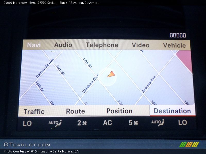 Black / Savanna/Cashmere 2009 Mercedes-Benz S 550 Sedan
