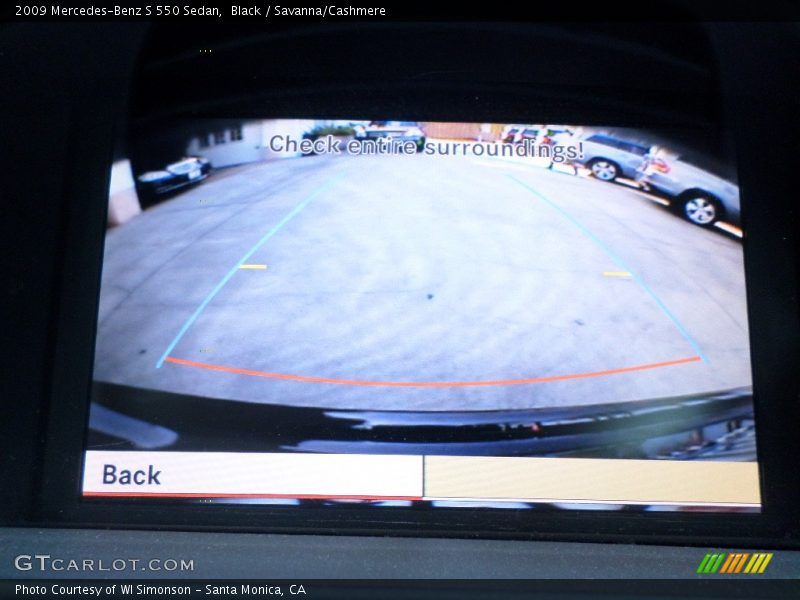 Black / Savanna/Cashmere 2009 Mercedes-Benz S 550 Sedan