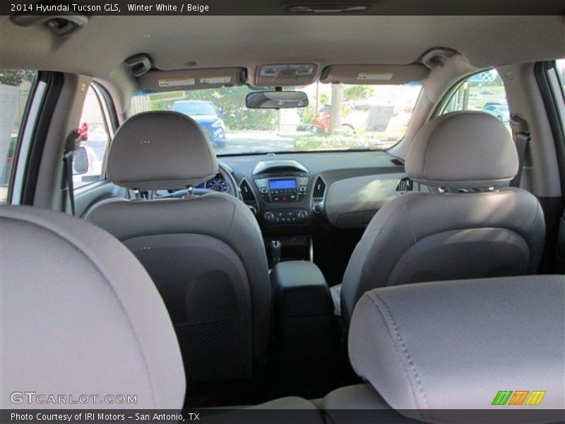 Winter White / Beige 2014 Hyundai Tucson GLS