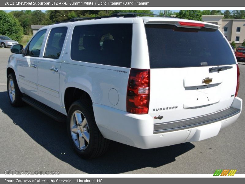 Summit White / Light Titanium/Dark Titanium 2011 Chevrolet Suburban LTZ 4x4