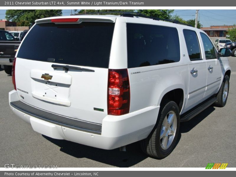 Summit White / Light Titanium/Dark Titanium 2011 Chevrolet Suburban LTZ 4x4