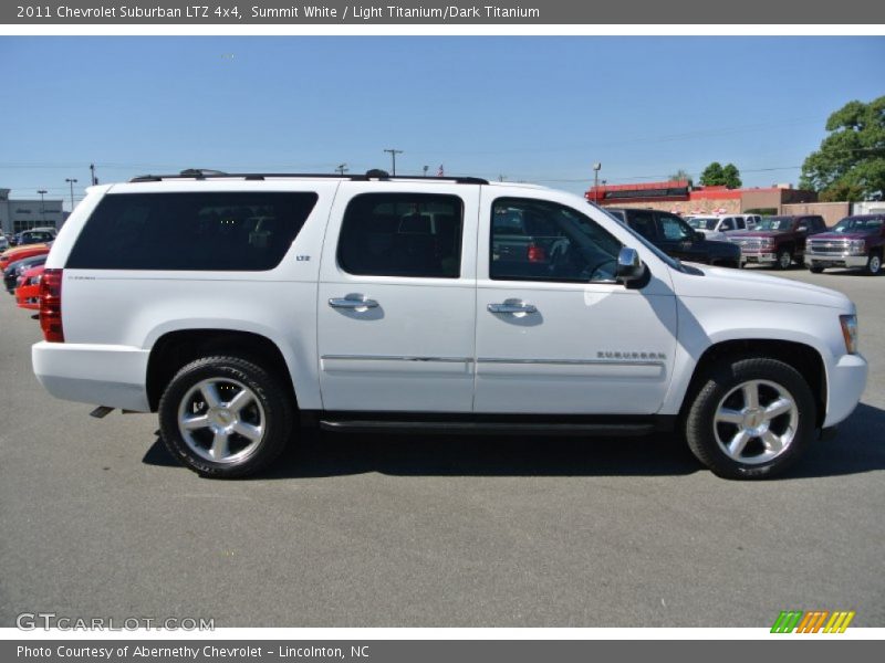Summit White / Light Titanium/Dark Titanium 2011 Chevrolet Suburban LTZ 4x4