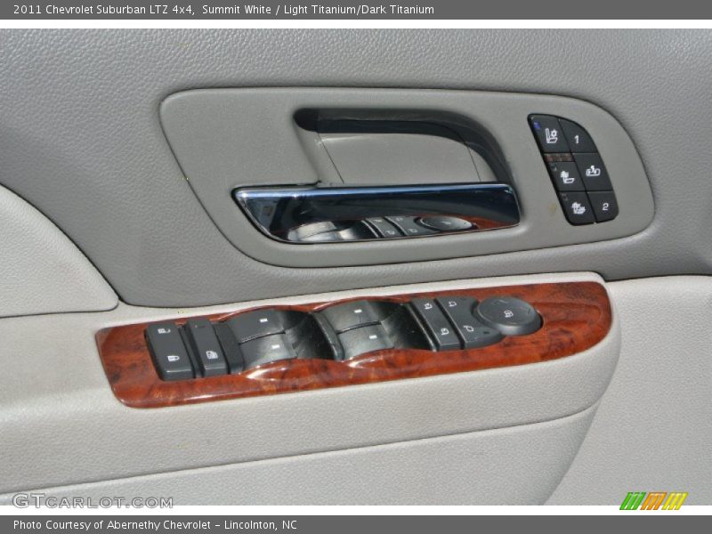 Summit White / Light Titanium/Dark Titanium 2011 Chevrolet Suburban LTZ 4x4