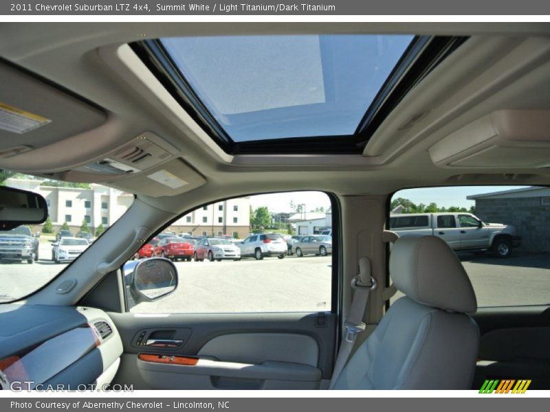 Summit White / Light Titanium/Dark Titanium 2011 Chevrolet Suburban LTZ 4x4
