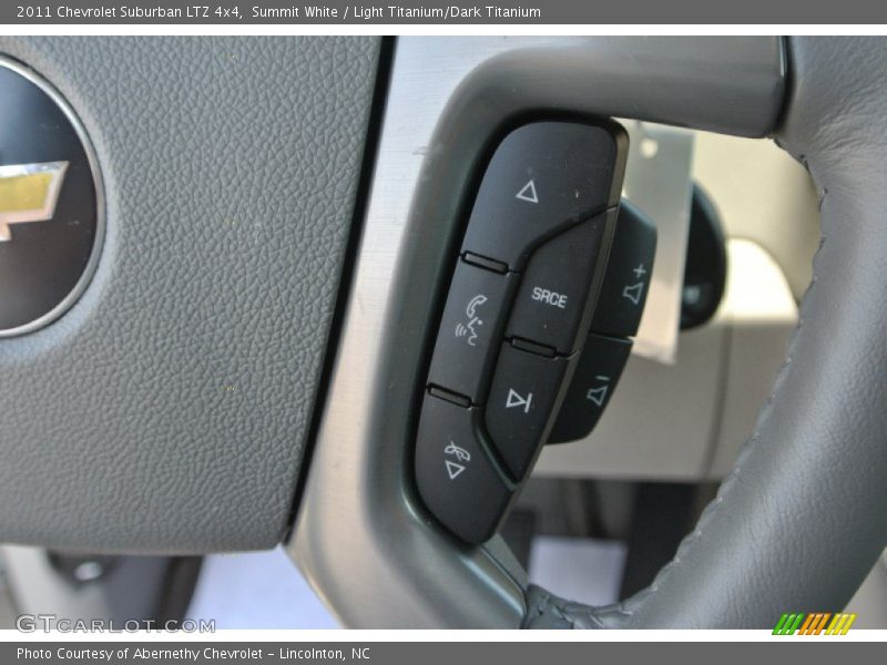 Summit White / Light Titanium/Dark Titanium 2011 Chevrolet Suburban LTZ 4x4