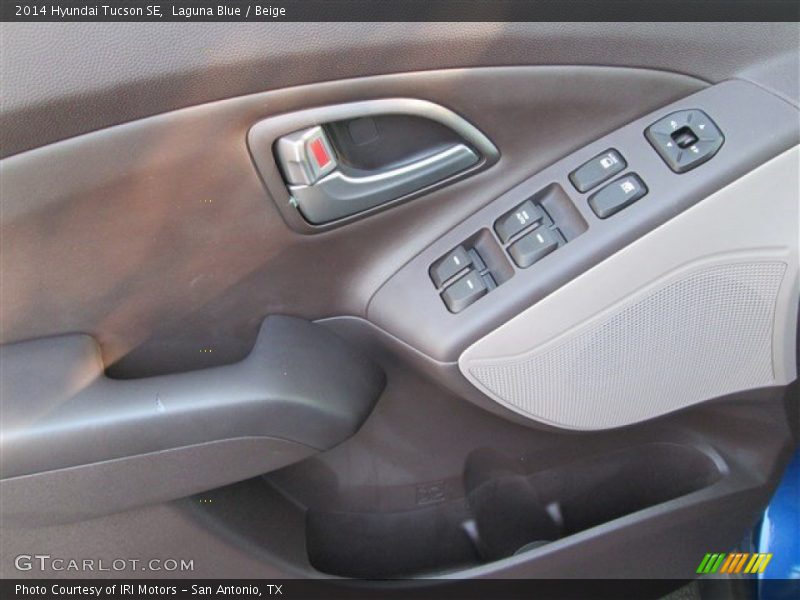 Laguna Blue / Beige 2014 Hyundai Tucson SE