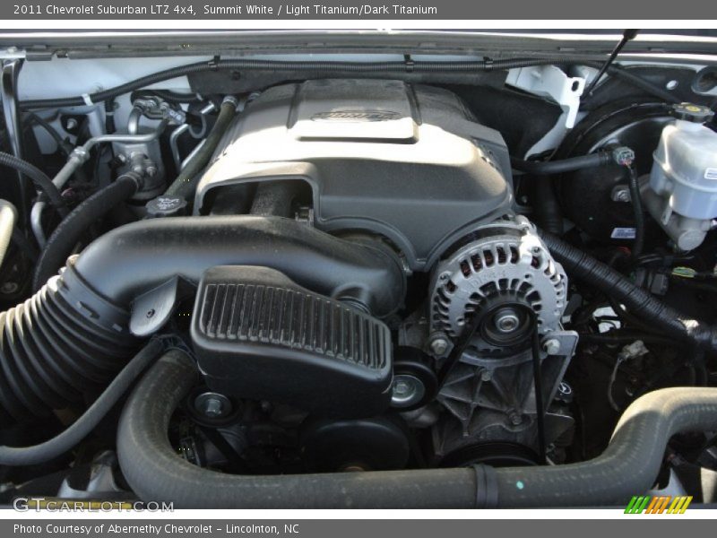 Summit White / Light Titanium/Dark Titanium 2011 Chevrolet Suburban LTZ 4x4