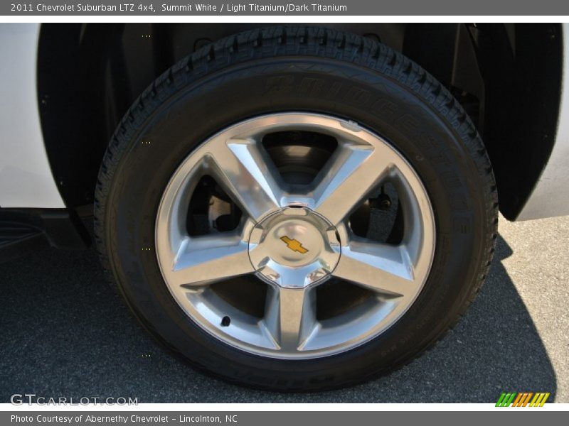 Summit White / Light Titanium/Dark Titanium 2011 Chevrolet Suburban LTZ 4x4