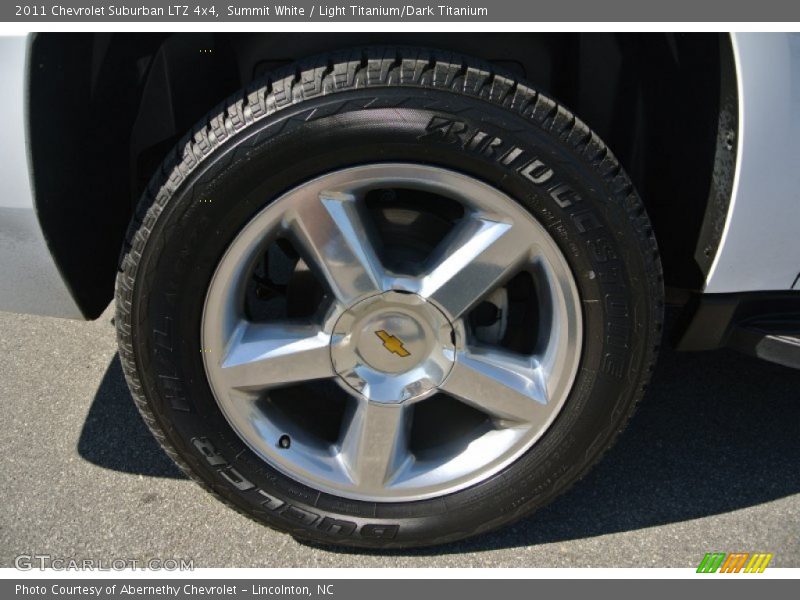 Summit White / Light Titanium/Dark Titanium 2011 Chevrolet Suburban LTZ 4x4