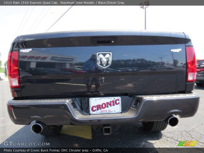 Maximum Steel Metallic / Black/Diesel Gray 2013 Ram 1500 Express Quad Cab