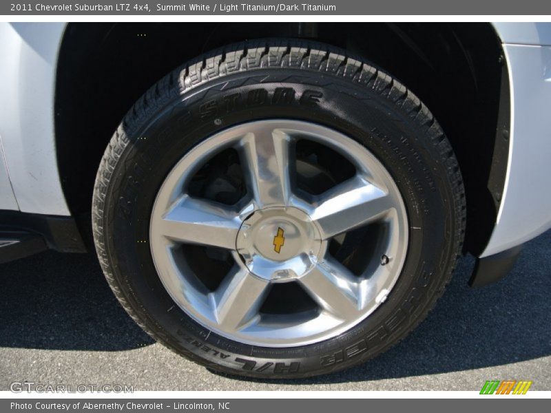 Summit White / Light Titanium/Dark Titanium 2011 Chevrolet Suburban LTZ 4x4