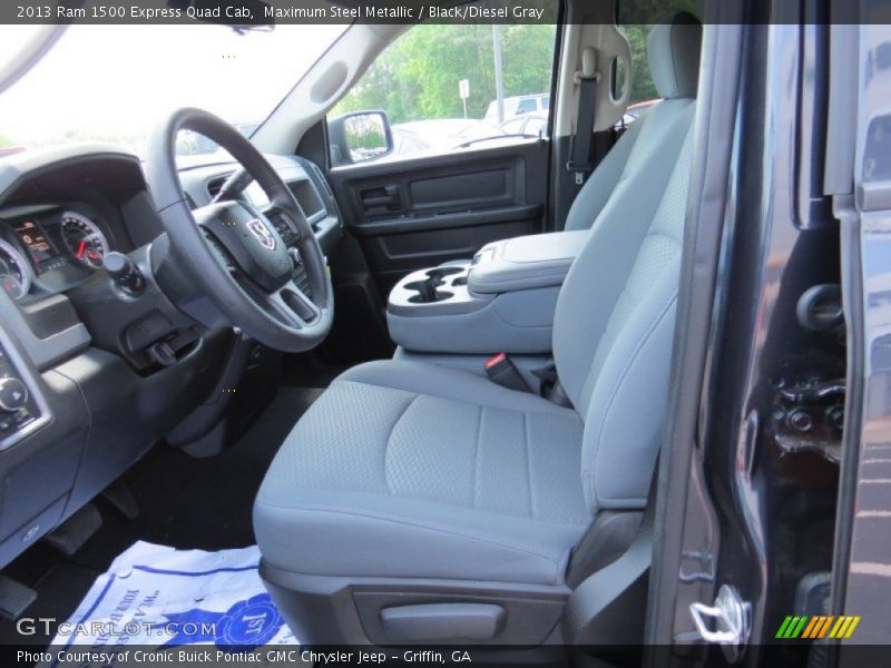 Maximum Steel Metallic / Black/Diesel Gray 2013 Ram 1500 Express Quad Cab