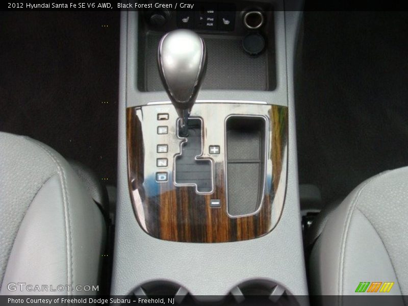 Black Forest Green / Gray 2012 Hyundai Santa Fe SE V6 AWD