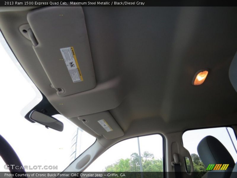 Maximum Steel Metallic / Black/Diesel Gray 2013 Ram 1500 Express Quad Cab