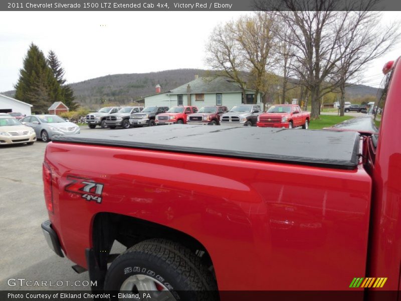 Victory Red / Ebony 2011 Chevrolet Silverado 1500 LTZ Extended Cab 4x4