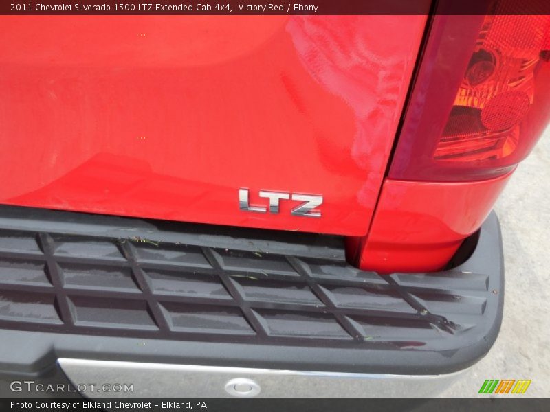 Victory Red / Ebony 2011 Chevrolet Silverado 1500 LTZ Extended Cab 4x4